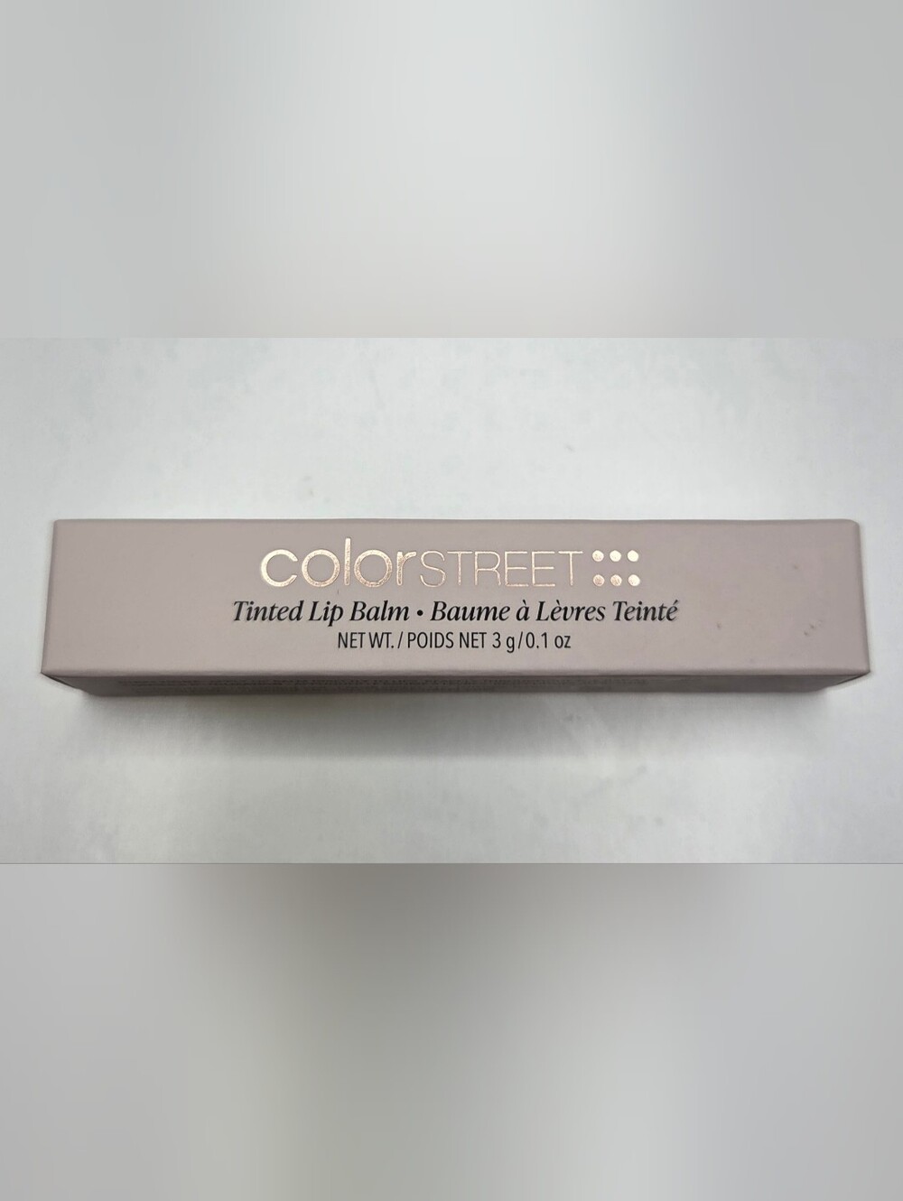 Color Street Pink Tinted Lip Balm With Hydrating pH-Sensitive Peptides 0.1 oz